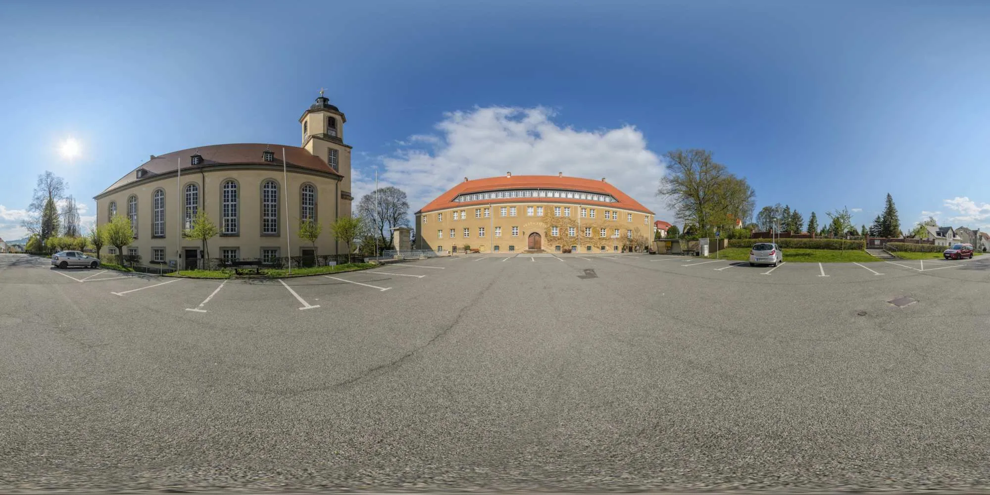 Virtueller Rundgang in der Nähe: Rathaus und Kreuzkirche in Seifhennersdorf in Seifhennersdorf