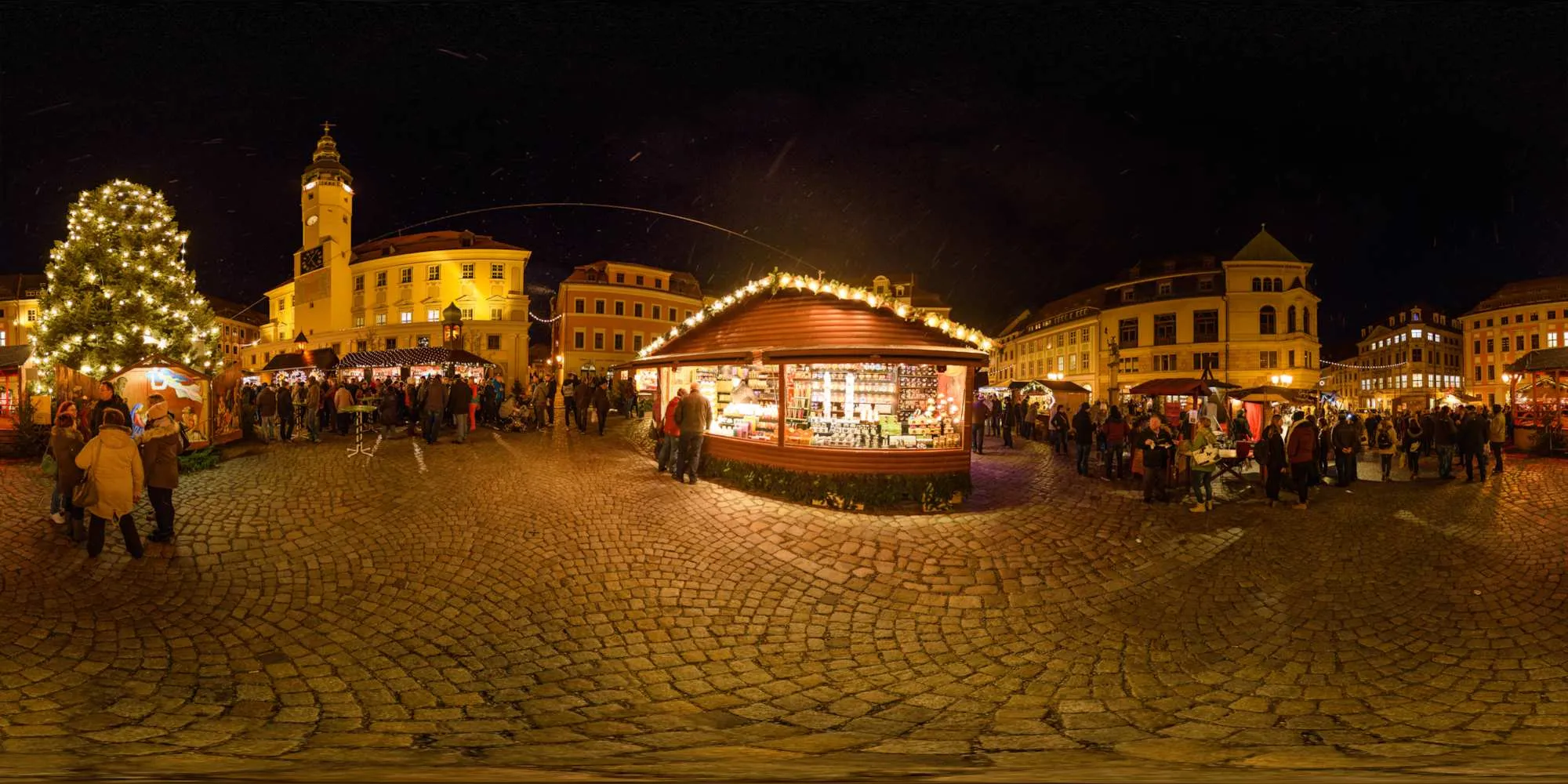 Virtueller Rundgang in der Nähe: 634. Bautzener Wenzelsmarkt - Hauptmarkt in Winter 2017