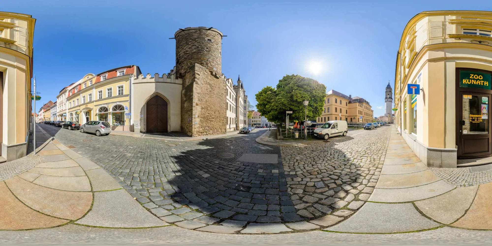 Virtueller Rundgang in der Nähe: Wendischer Turm in Bautzen in Frühling 2017