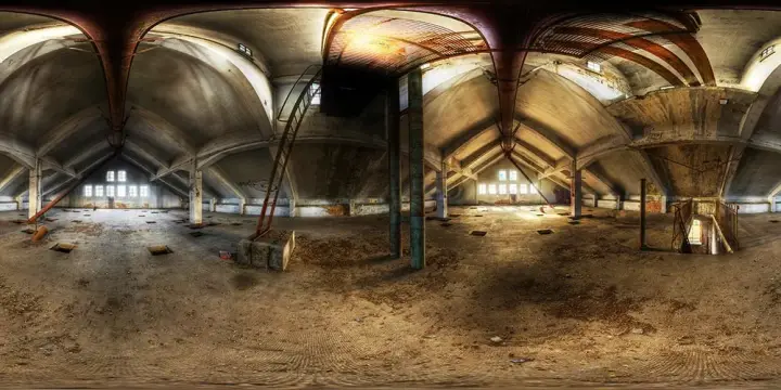 360° Panorama: VEB Malzfabrik Niedersedlitz - Boden (HDR) in HDR - Panoramen
