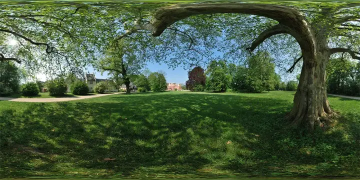 360° Panorama: Schloss Muskau in Fürst Pückler Park