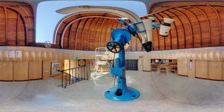 360° Panorama: Kleine Beobachtungskuppel in Schulsternwarte -Johannes Franz-