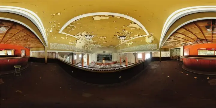 360° Panorama: Kretscham - Großer Saal Bar in Ebersbach