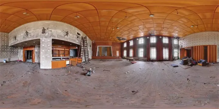 360° Panorama: Kretscham - Kleiner Saal in Ebersbach