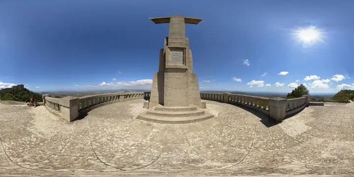 360° Panorama: Felanitx - Ermita de Sant Salvador in Mallorca
