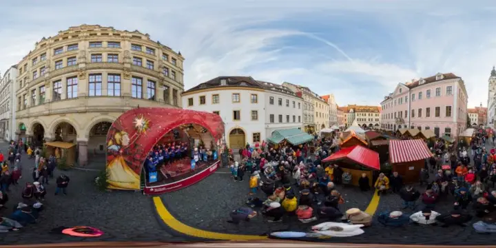 360° Panorama: Bühne in Schlesischer Christkindelmarkt 2025