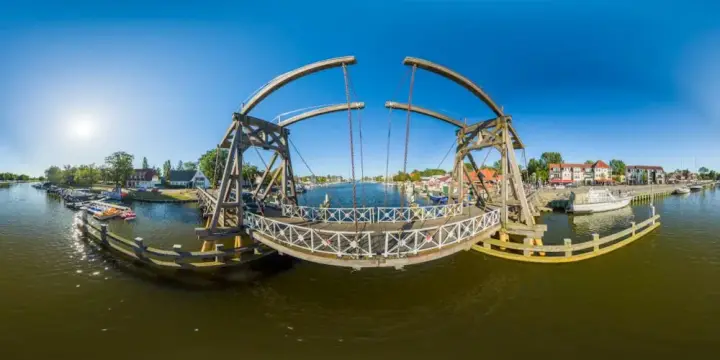 360° Panorama: Greifswald - Wiecker Klappbrücke 2