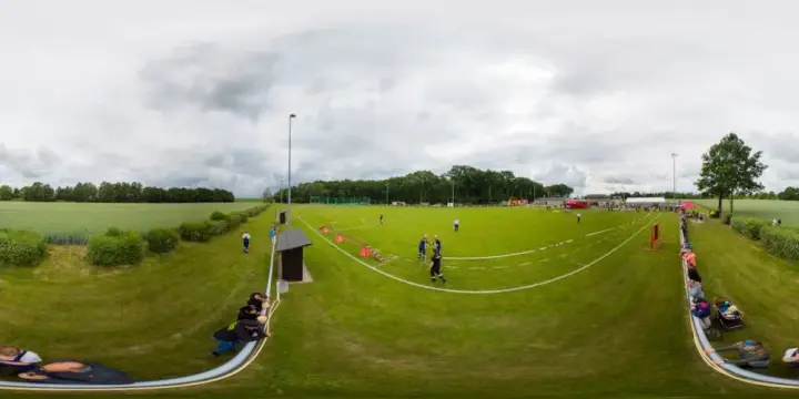 360° Panorama: Gruppenstaffette der Jugendfeuerwehren in Kleinwelka in Oberlausitz