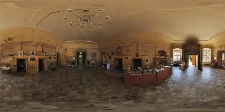360° Panorama: Kanitz-Kyawsches Schloss 1 in Hainewalde