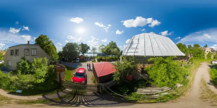 360° Panorama: Herrenhaus Mittelhof in Deutsch-Ossig