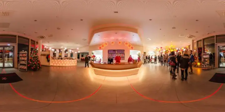 360° Panorama: Herrnhuter Sterne Manufaktur - Ausstellungsraum