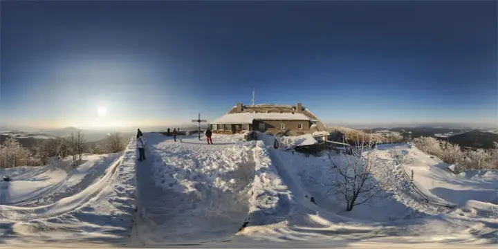 360° Panorama: Hochwaldbaude 1 in Berg Hochwald