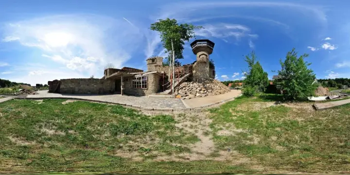 360° Panorama: Westseite in Jakubzburg in Mortka