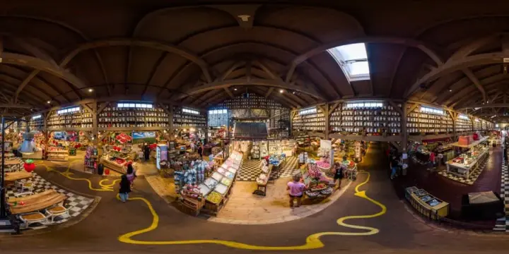 360° Panorama: Karls Erlebnis-Dorf - Koserow - Marktscheune 2 in Insel Usedom