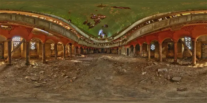360° Panorama: Kirche Giersdorf in Polen
