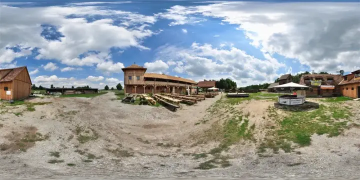 360° Panorama: Mühlhof 2 in Krabatmühle Schwarzkollm