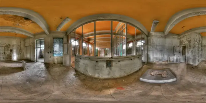 360° Panorama: Apotheke Malariaabteilung in Wehrmachtslazarett Pirna-Sonnenstein