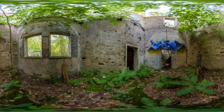 360° Panorama: Schloss Dwasieden - Marstall 1 in Insel Rügen