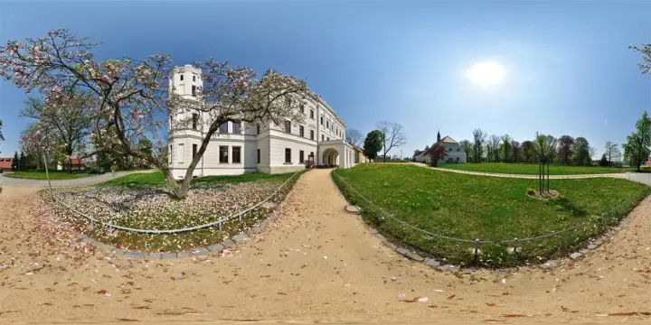 360° Panorama: Schloss Krobnitz 1 in Oberlausitz