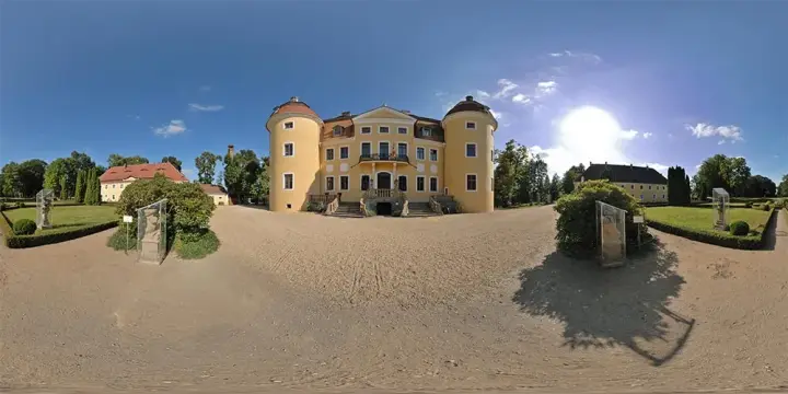 360° Panorama: Schloß Milkel 1