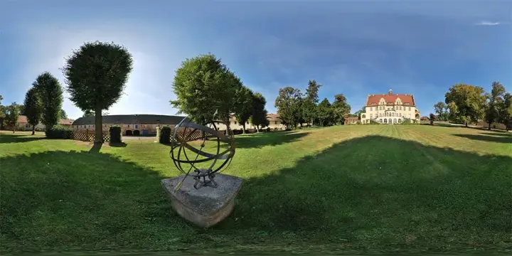 360° Panorama: Schloß Weißig 3 in Weißig/ Sa.