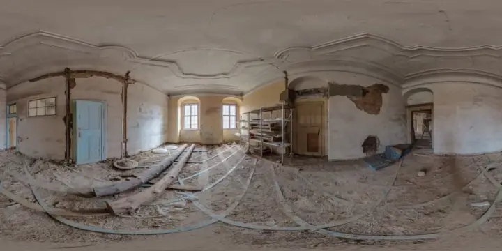 360° Panorama: Wasserschloss Tauchritz - Raum 4