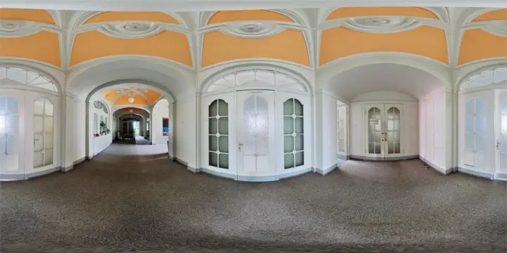 360° Panorama: Eingangshalle 1 in Textilfabrik Oberlausitz Verwaltung