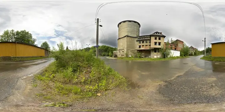 360° Panorama: Aussenansicht in VEB Getreidewirtschaft Dresden