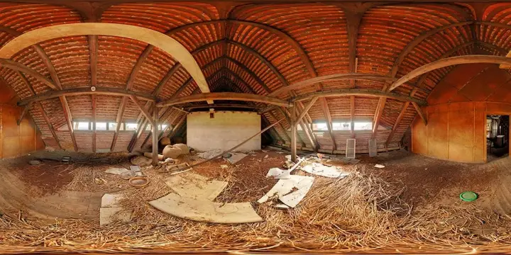 360° Panorama: Gewürzboden 1 in Sauerkrautfabrik Weicha
