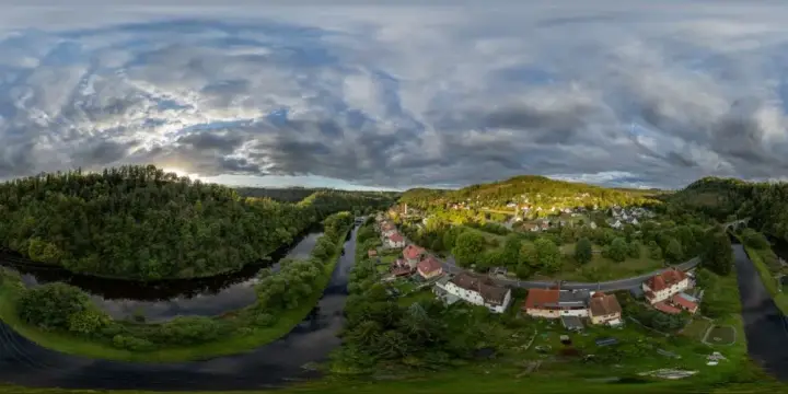 360° Panorama: Wasserkraftmuseum in Ziegenrück