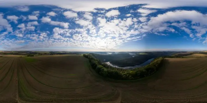 360° Panorama: Kraftwerk Conrod - Ansicht von Nordwesten in Paska