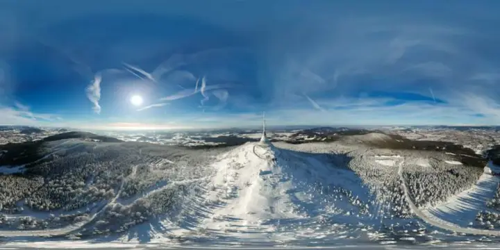 360° Panorama: Jeschken/ Jested 2 in Tschechien
