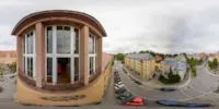 360° Panorama Vorschau: Alte Post - Aussicht aus dem Turmzimmer in Stadt Bautzen