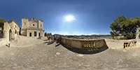 360° Panorama Vorschau: Artha - Burg mit Santuari de Sant Salvador in Mallorca