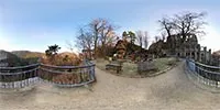 360° Panorama Vorschau: Klosterfriedhof in Burg und Kloster Oybin