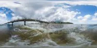 360° Panorama Vorschau: am Strand von Bansin in Insel Usedom
