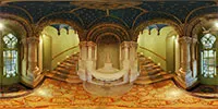 360° Panorama Vorschau: Eingangsbereich in Villa Weigang