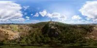 360° Panorama Vorschau: Aussichtsplattform Na stráži in Sloup v Cechách in Tschechien